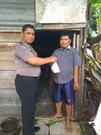 Tim Barokah Polresta Bagikan 30 Daging Qurban
